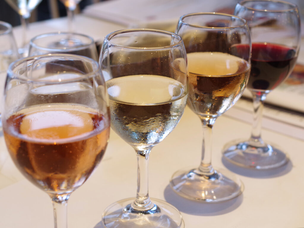 テイスティングの練習風景